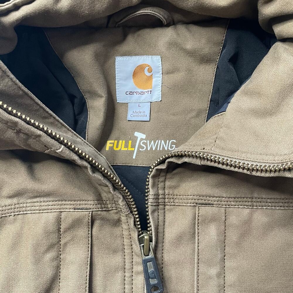 Carhartt Brown Hooded Jacket - Picture 9 of 9